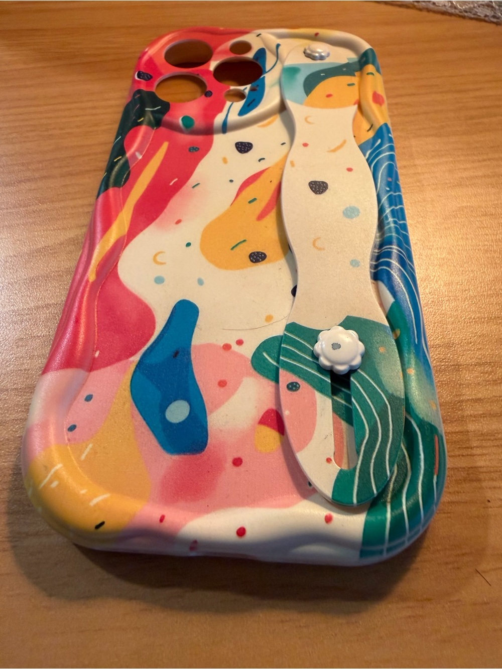 Colorful Abstract Pattern Phone Case - Multicolor - Picture 2 of 6